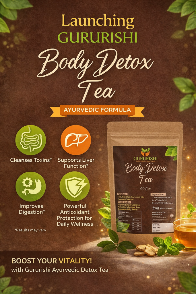 launch of gururishi body detox tea